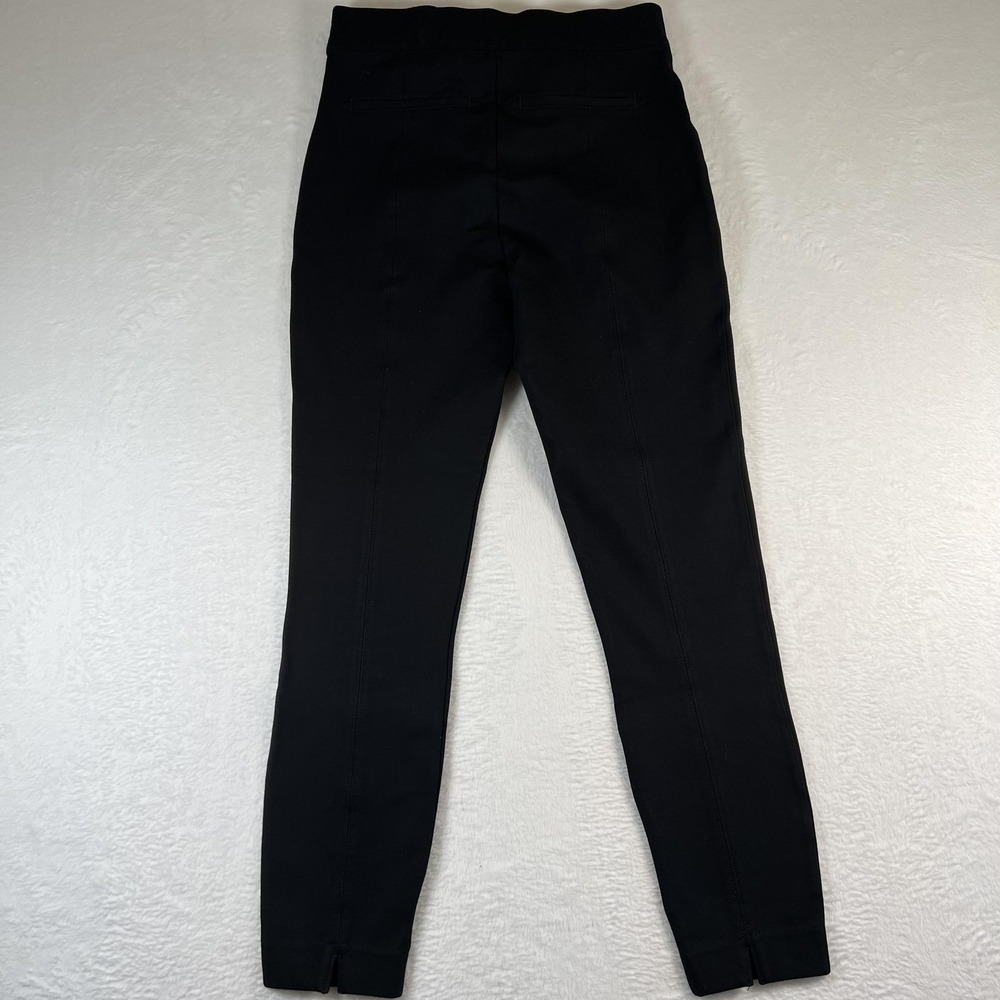 Spanx Pants Womens Medium Tall Black High Rise Skinny Leg Stretch Ponte Pull On - Picture 9 of 11